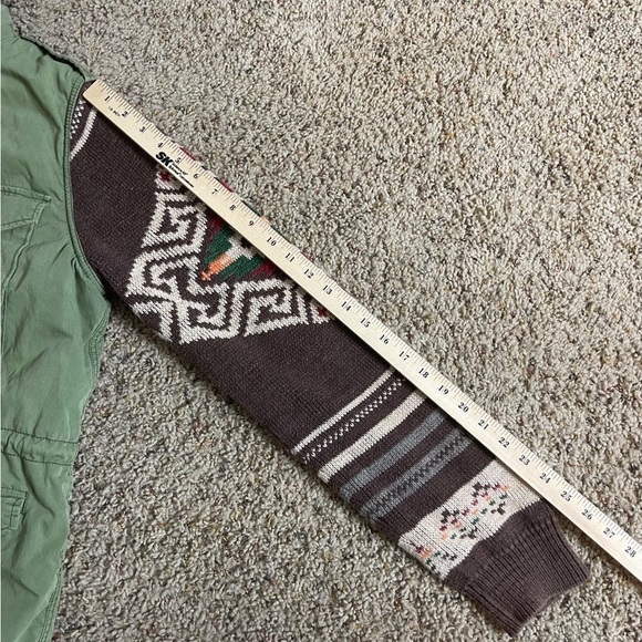 Ralph Lauren Denim Supply military INSP mix media Aztec print olive jacket XL - Picture 4 of 16